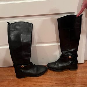 Leather Tory Burch riding boots